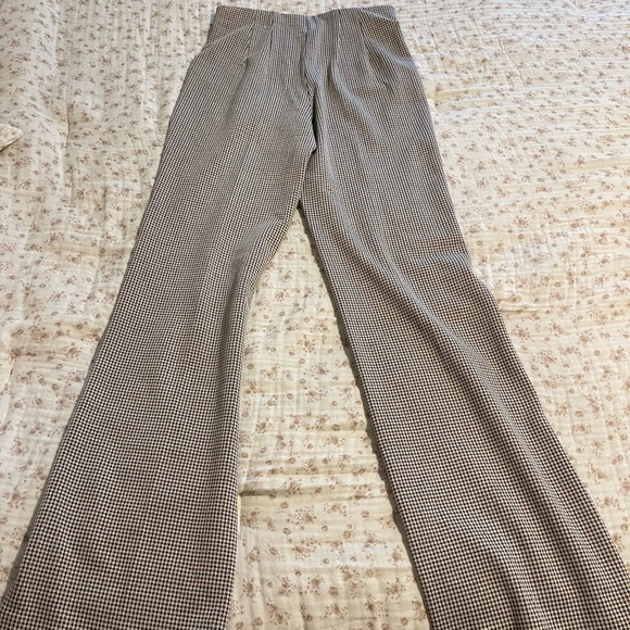 Express rust orange and black wide leg pants - Picture 5 of 8